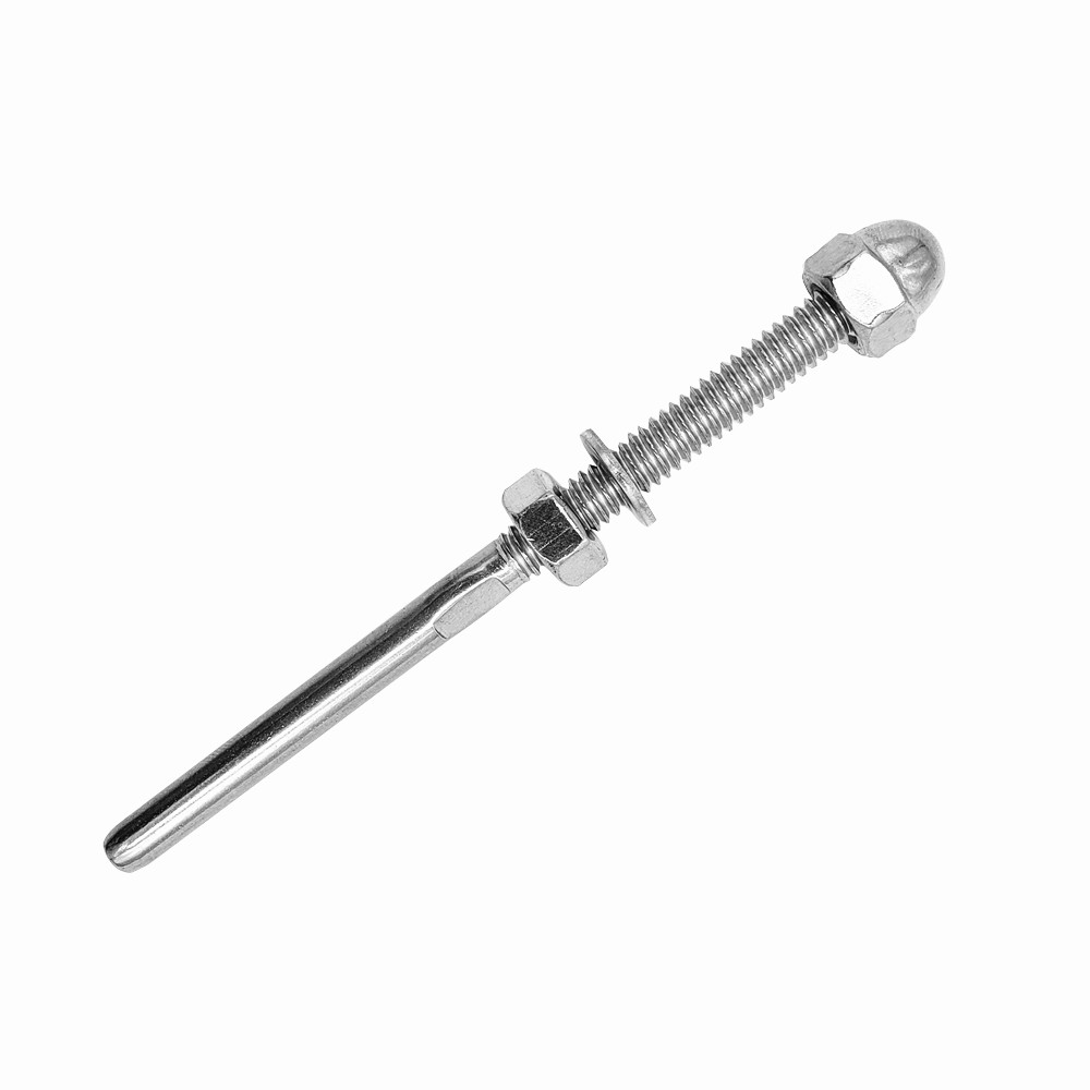 Swage Threaded Stainless Steel Cable Tensioner for 1/8'' and 3/16'' Cable