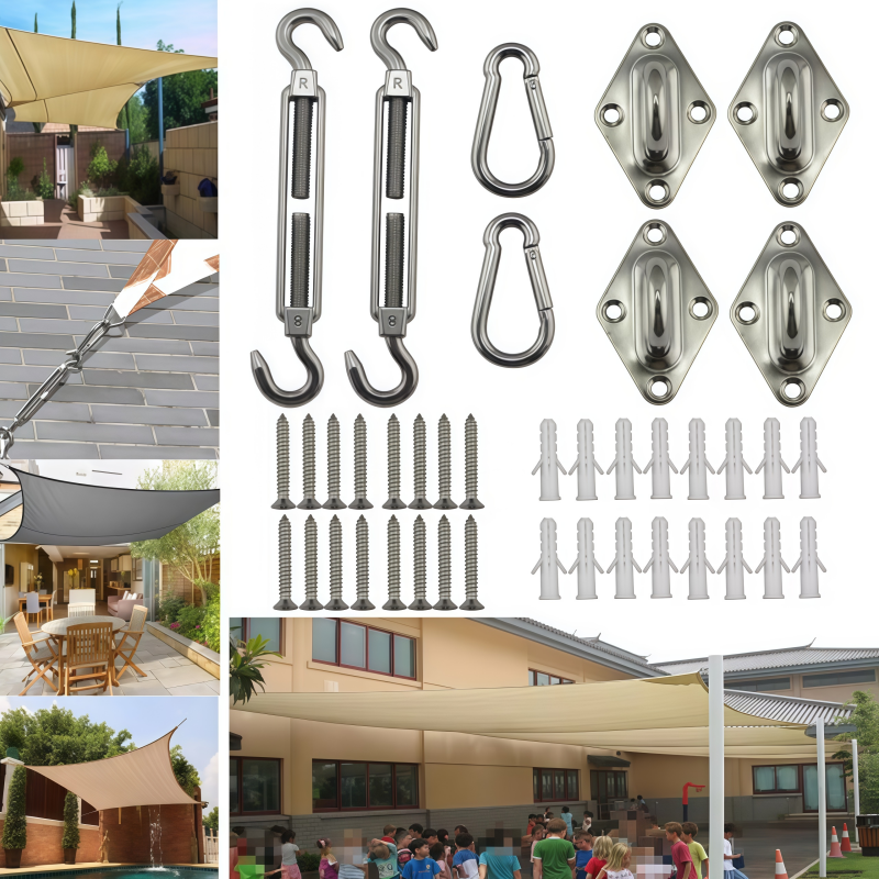 Sun Shade Sail Hardware Kits