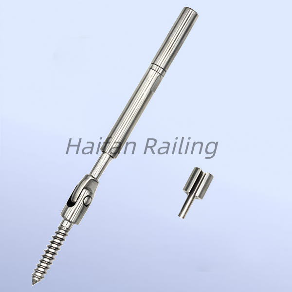 Swageless Lag Screw Turnbuckle Push Lock Fittings