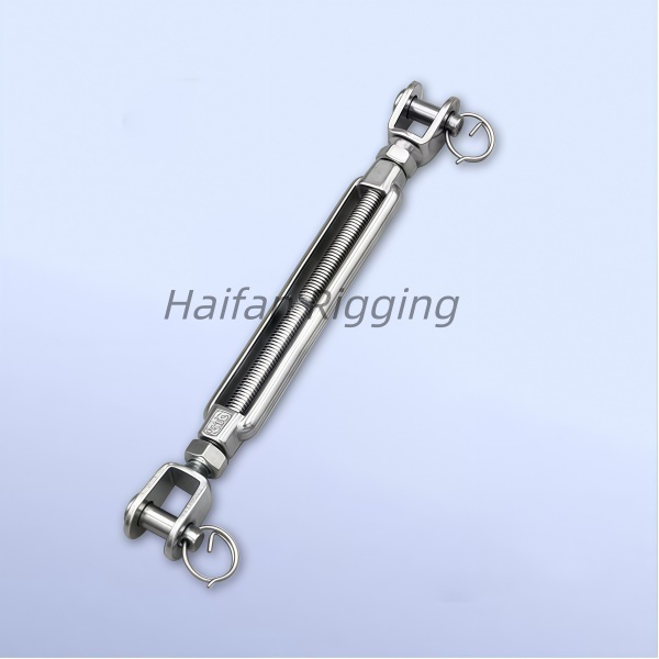 European Type Open Body Turnbuckle with Jaw and Jaw