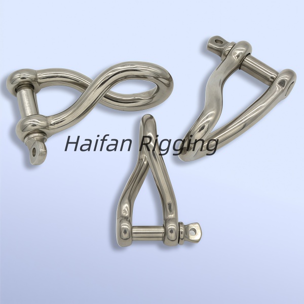 Stainless Steel Twisted Shackle