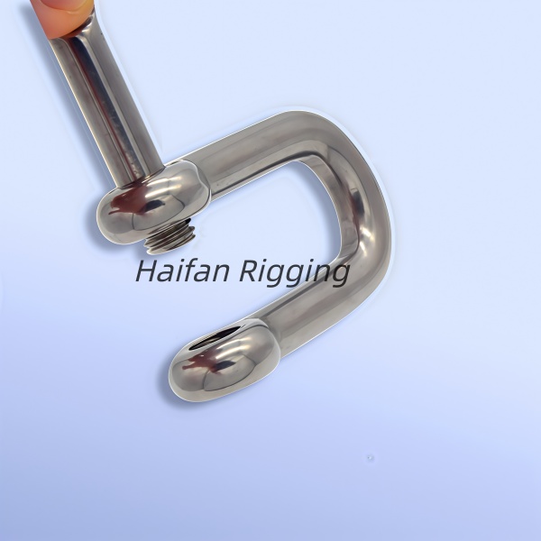 Straight D Shackle With Captive Pin