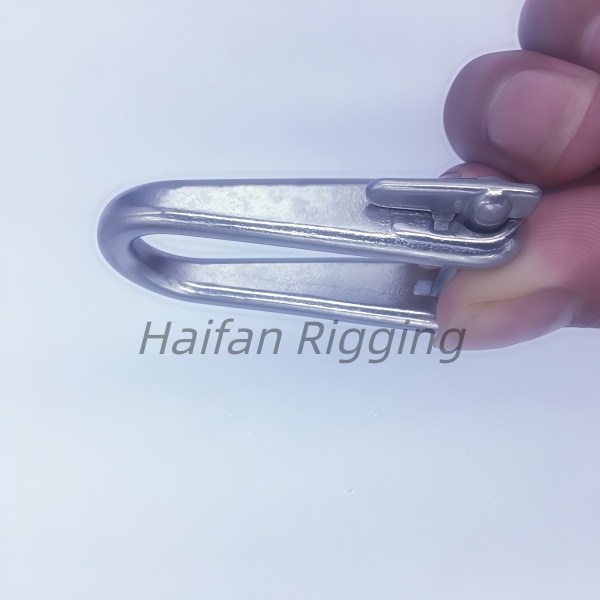 Stainless Steel Long D Shackle with Key Pin 