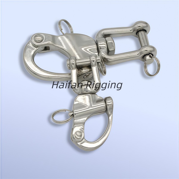 Stainless Steel Swivel Jaw Snap Shackle