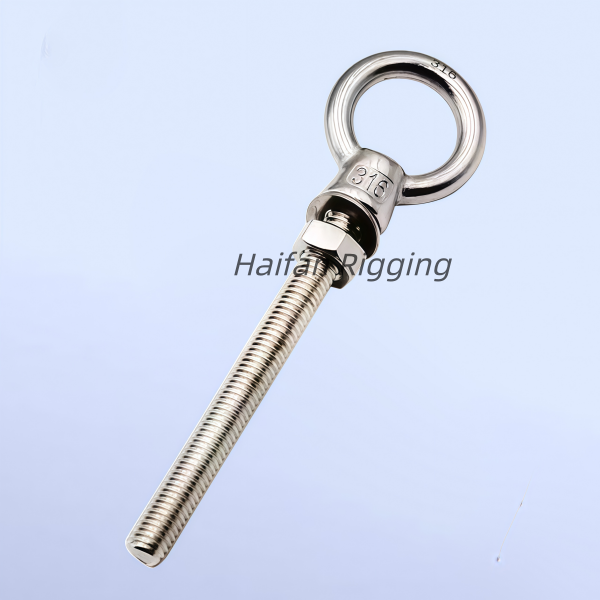 Eye Bolt Long Shank, with Washer & Nut, JIS 1169 Eye
