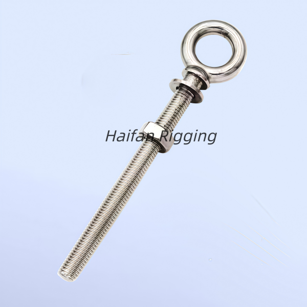 Long Shank Eye Bolt G277, with Washer and Nut