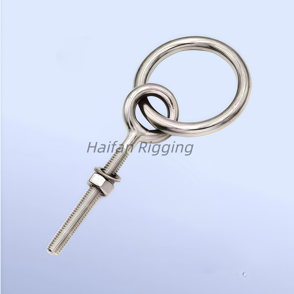 Eye Bolt with Ring Welded, with Washer & Nut