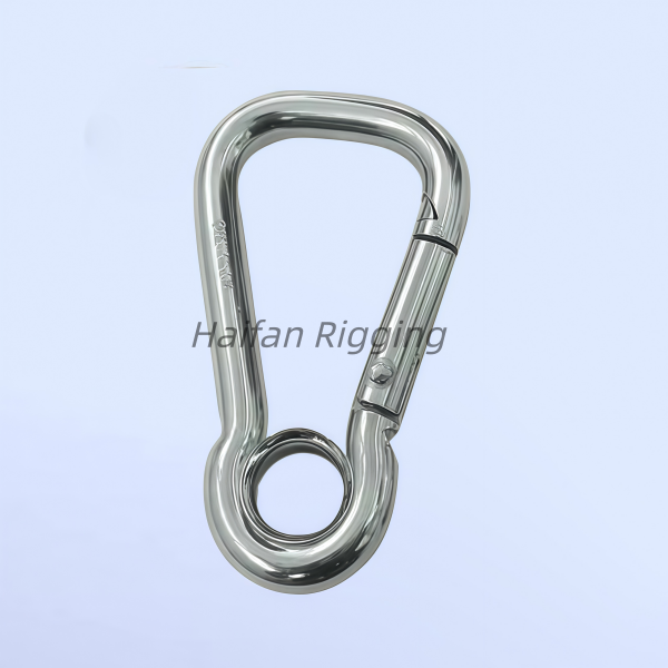 Oblique Angle Snap Hook with Eyelet