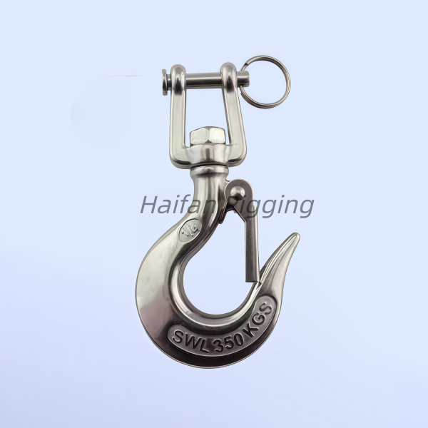 Clevis Hook Swivel Jaw Hook with Latch