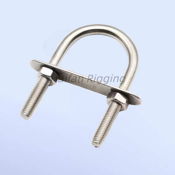 U Bolt with One Plate and Double Nuts