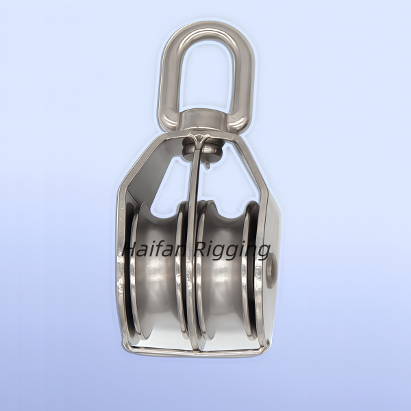 Double Sheave Pulley with Swivel Eye