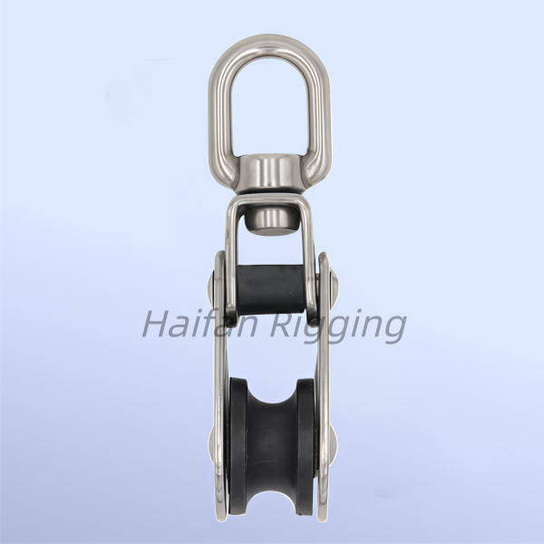 Swivel Toggle Eye Pulley Block Single Nylon Sheave