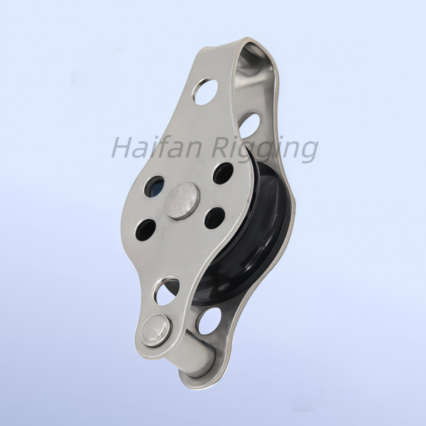 Marine Single Nylon Sheave Pulley Block with Bottom Pin