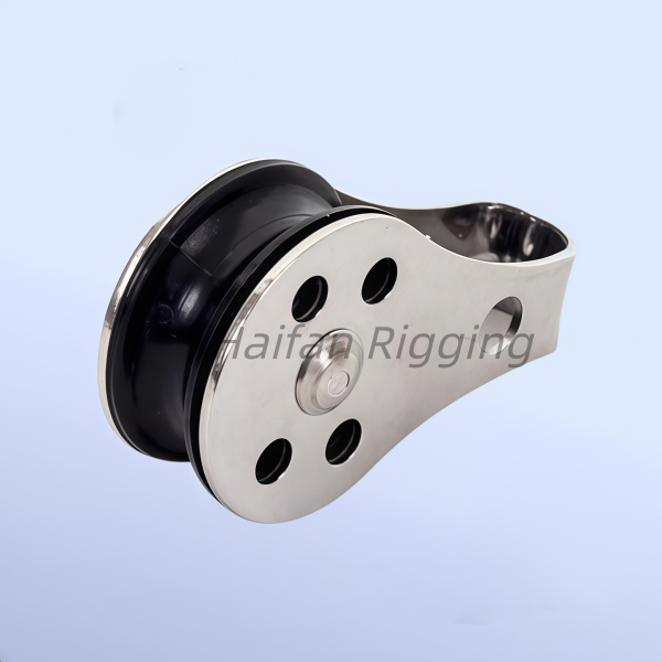 Marine 316 Stainless Steel Block Rope Pulley Nylon Sheave Sailing Kay