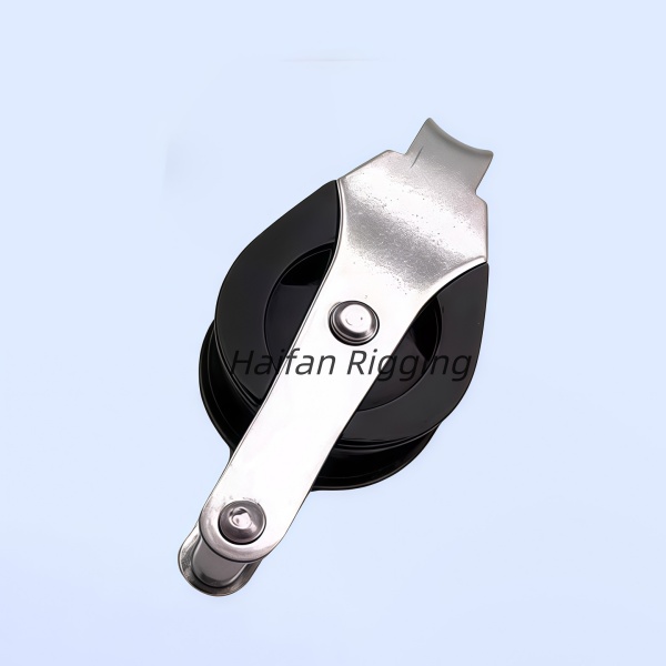 Sailing Cheek Block Pulley Nylon Sheave with Becket