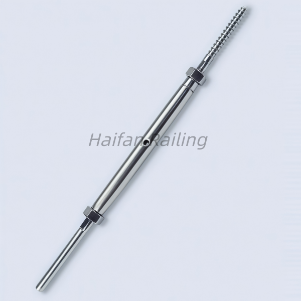 Swage Turnbuckle with Lag Screw For Cable Railing