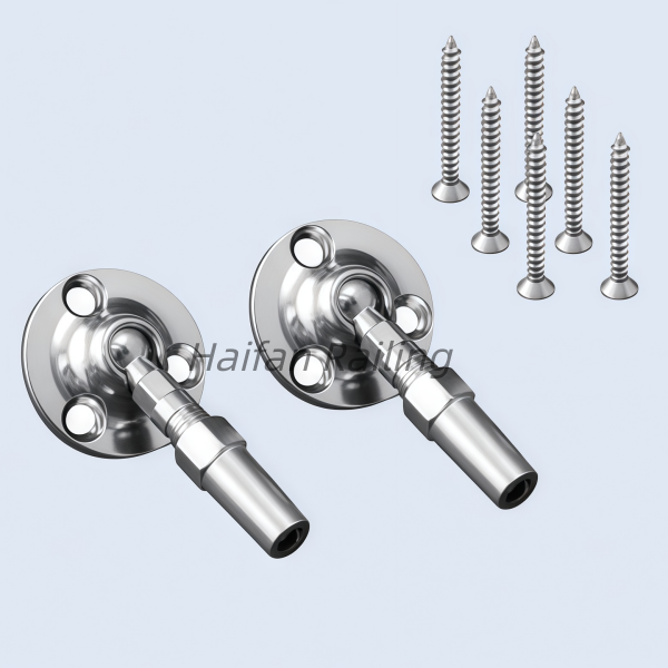 Cable Railing Swivel terminating ends and cable tensioners