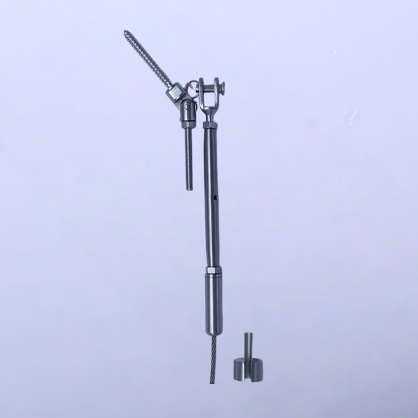 Swageless Terminal and Turnbuckle with Release Tool 