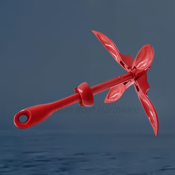 Red Sprayed Folding Anchor