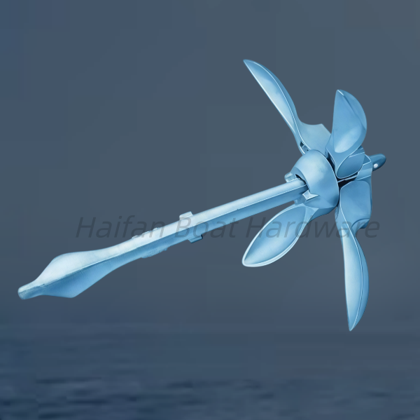 Blue Sprayed Folding Anchor