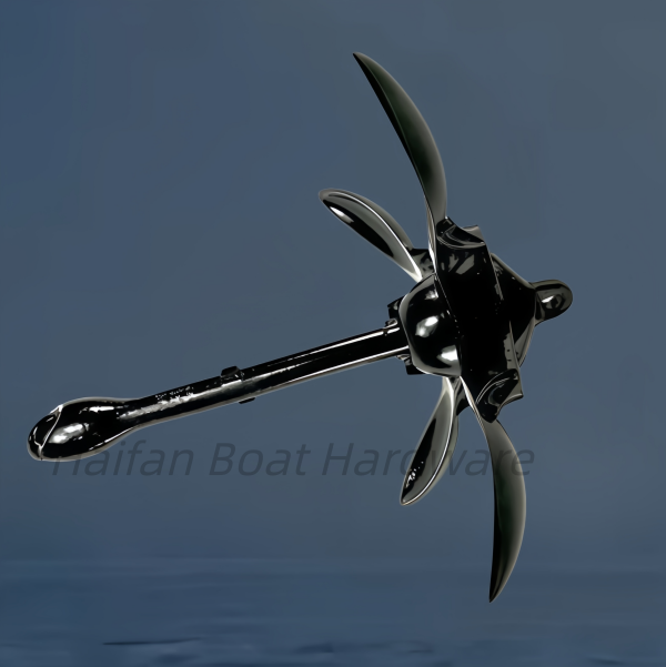 Black Sprayed Folding Anchor