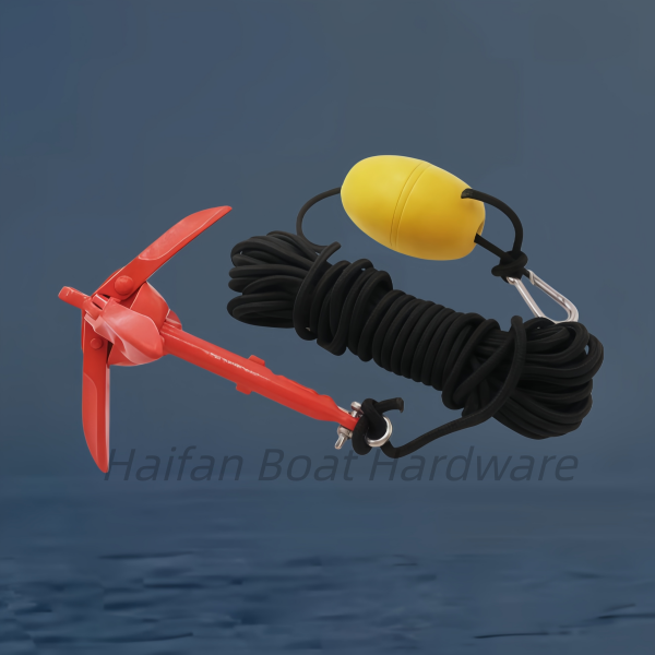 Folding Anchor Set in Red Spray