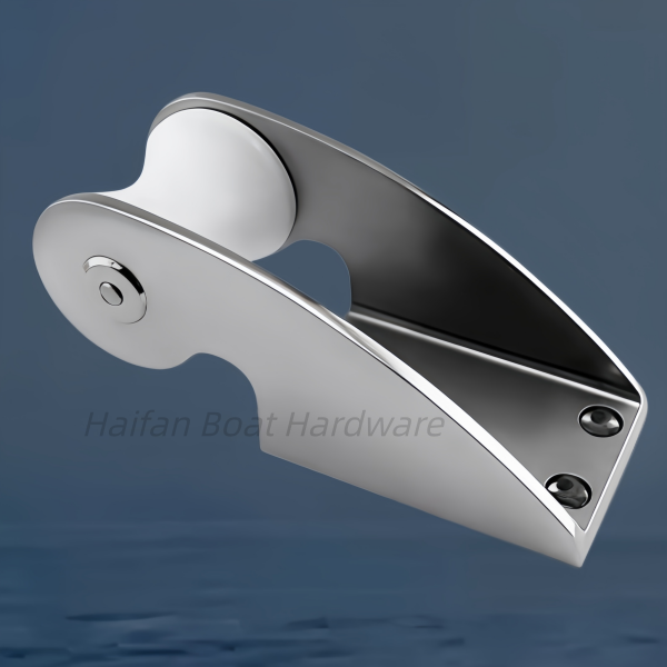 Marine Bow Boat Anchor Roller Bracket Rubber Roller