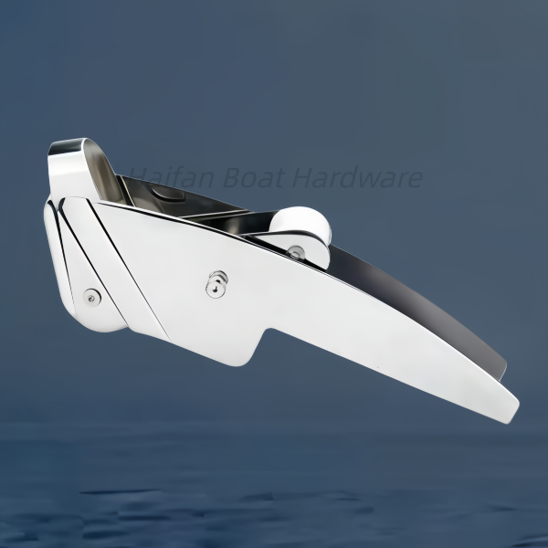 Hinged Self-Launching Anchor Roller Straight Bottom