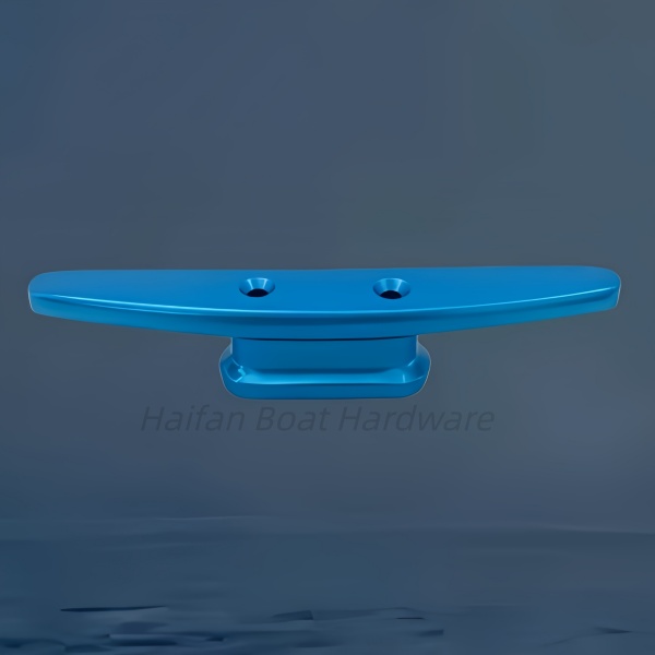 Blue Anodized Aluminium Boat Cleat