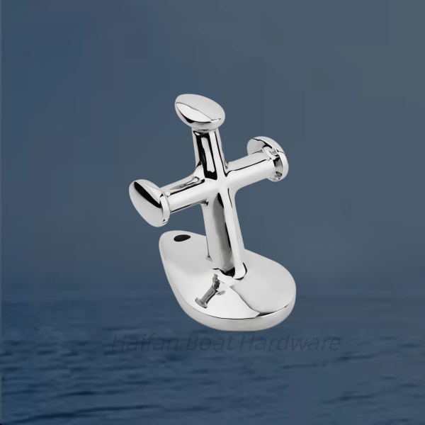 Heart-Shaped Single Cross Boat Dock Mooring Bollard