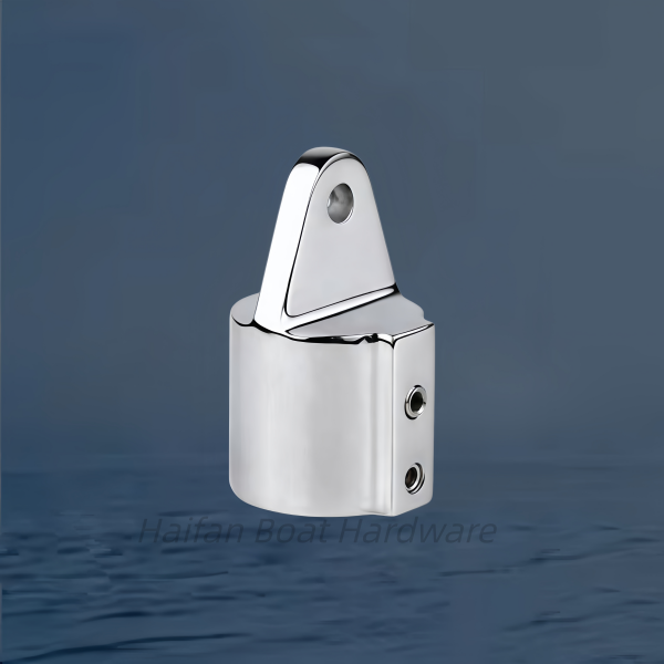 Triangular Bimini Top Eye End Cap with Double Set Screws