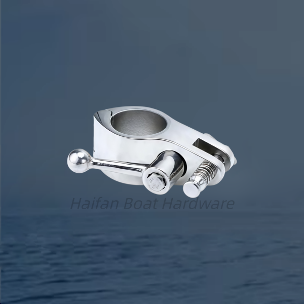 Hinged Jaw Slide Clamp with Quick-Release Pin and Wrench
