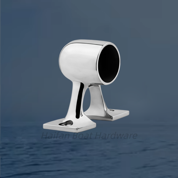 90-Degree Split-Base Handrail Center Stanchion Bracket