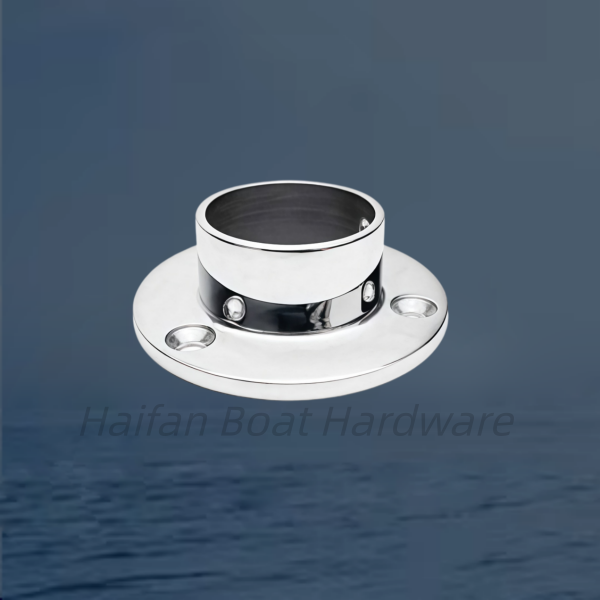 90° Marine Round Rail Base with a Short Body