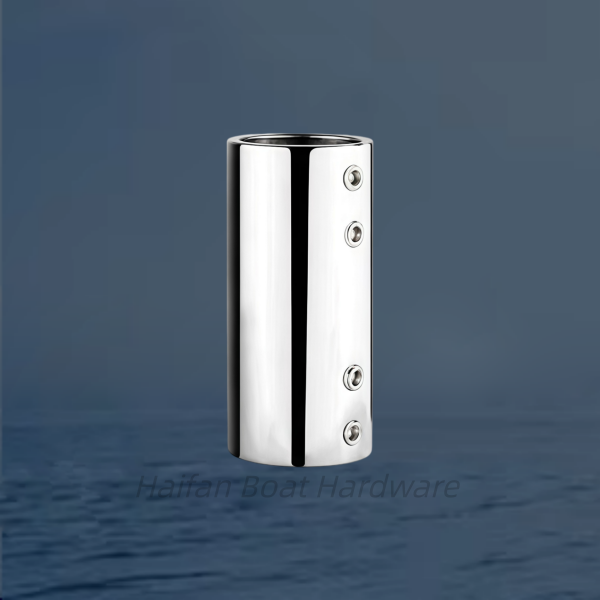 2-Way Inline Straight Sleeve Pipe Connector