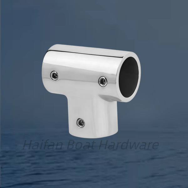 Tee Rail Fitting 3-Way Tube Pipe Connector 90°
