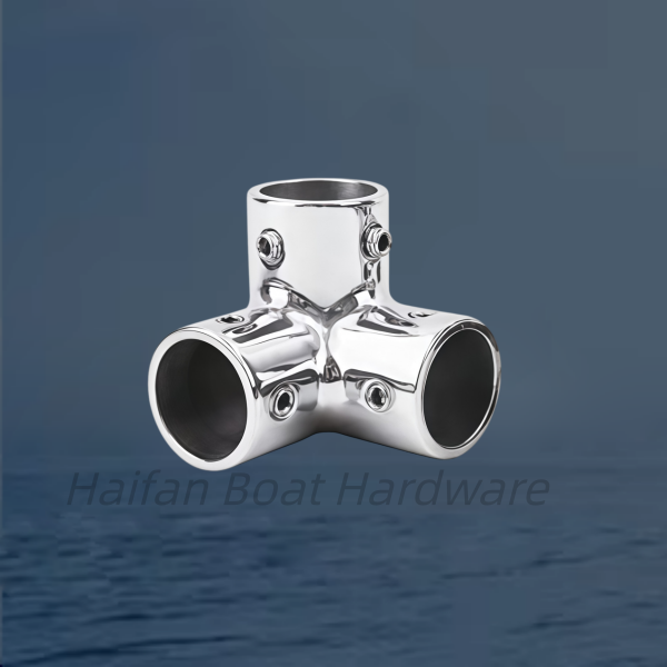 90-Degree 3-Way Corner Elbow Rail Fitting