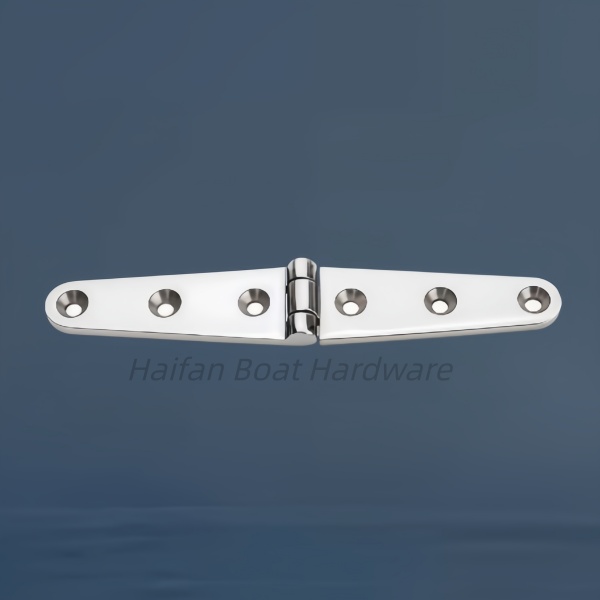Marine-Grade Cast 6-Hole Strap Hinge