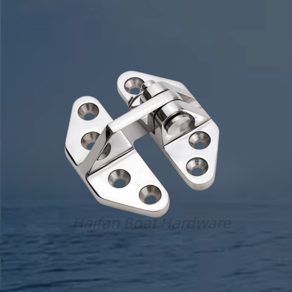Heavy-Duty Hatch Hinge with a Removable Quick-Release Pin
