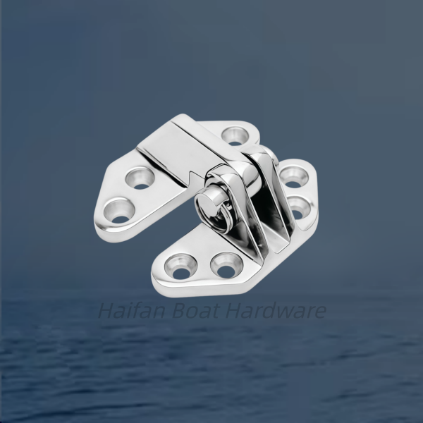 Heavy-Duty Hatch Hinge with an Elevated Pivot and Removable Pin