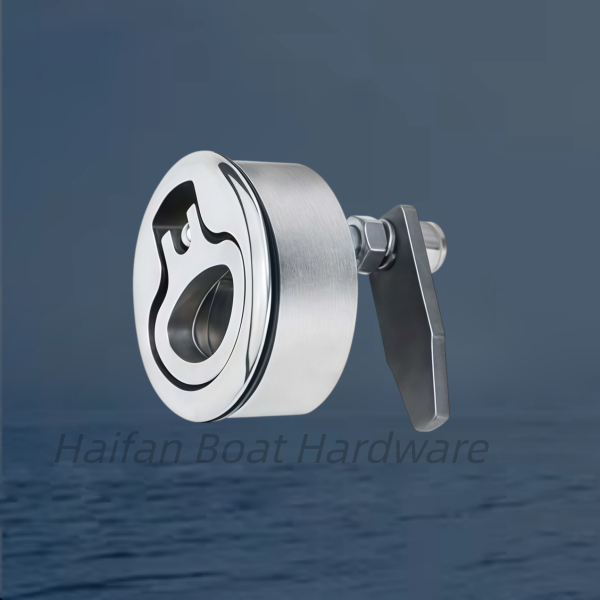 Marine-Grade Stainless Steel Round Flush Lift Slam Latch