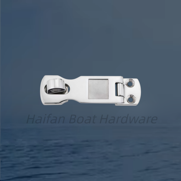 Marine Swivel Hasp Latch with a Turning Padlock Eye
