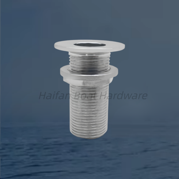 Full-Thread Thru-Hull Flush Deck Drain Fitting