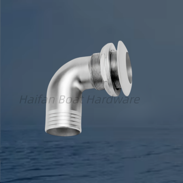 90° Short Thru-Hull Fitting with a Hose Barb