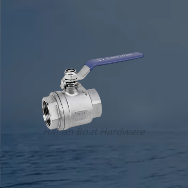 Full Port Ball Valve with Heavy Duty Blue Vinyl Insulation Handle
