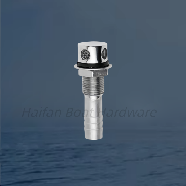 Straight Round Head Fuel Vent with Stainless Steel Screen