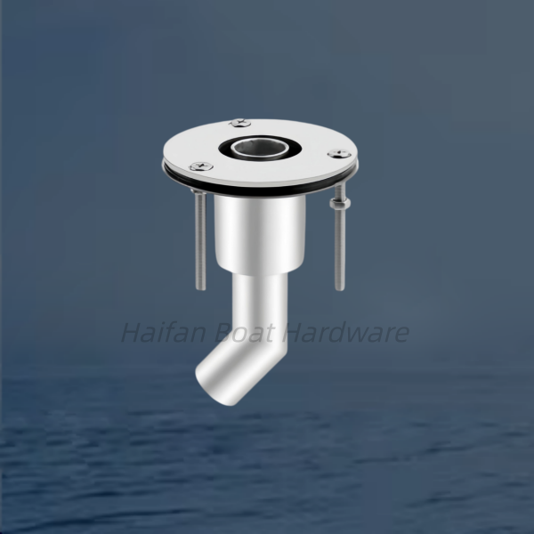 Angled Thru-Hull Exhaust Skin Fitting