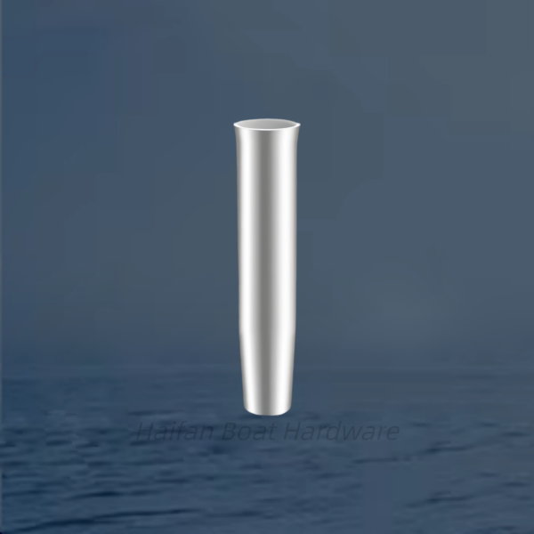 Welded Fixed Marine Fishing Rod Holder Tube without a Mounting Blade