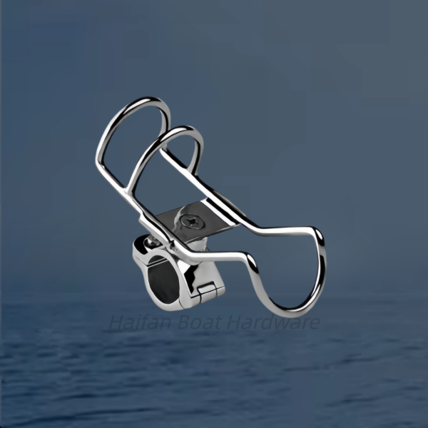  Adjustable Clamp-On Wire Form Fishing Rod Holder